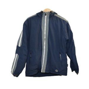 Ripzone Youth Blue Grey Winter Ski/Snow Jacket